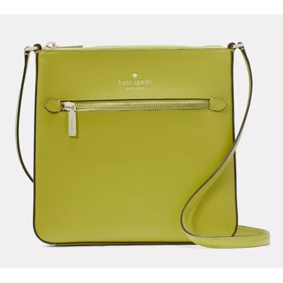 New Kate Spade Sadie North South Crossbody Fern Moss - Picture 1 of 5